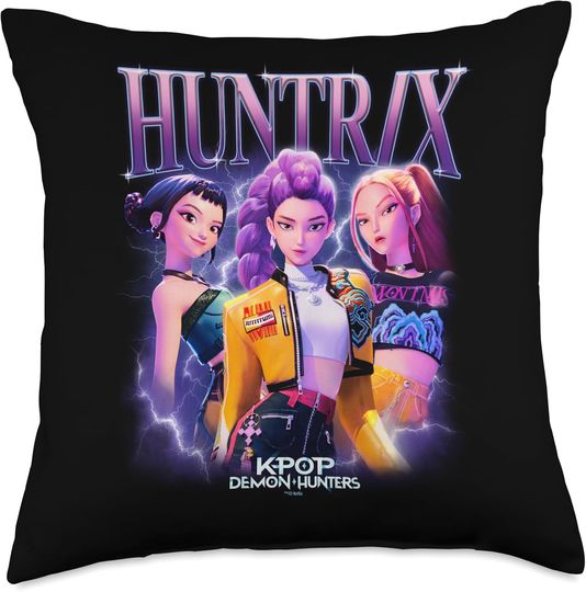 Discover HUNTR/X Heartthrob Officially Licensed Throw Pillow