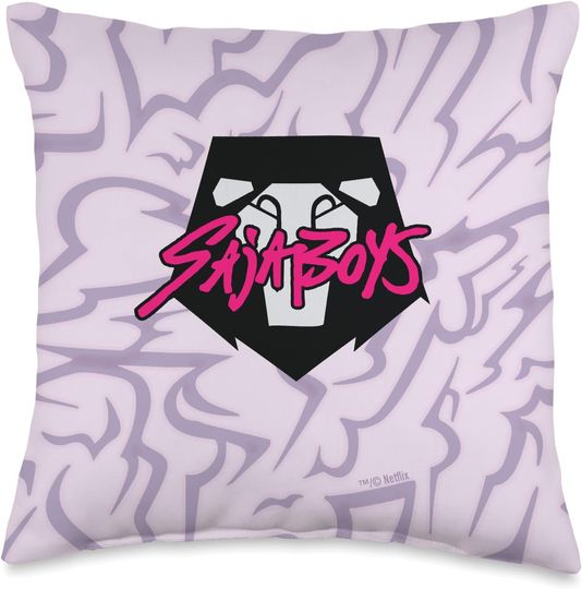 Discover Saja Boys Demon Pattern Throw Pillow, Gift For Fans, Christmas Gift For Kids