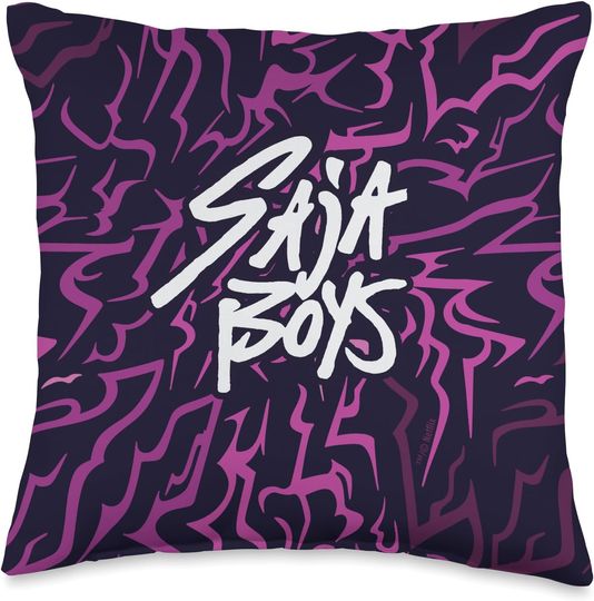 Discover Saja Boys Demon Pattern Throw Pillow, Gift For Fans, Christmas Gift For Kids