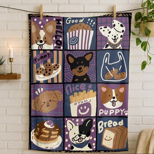 Discover Animal Blanket,Cute Blanket, Cartoon Blanket, Warm Blanket, Suitable For Sofa Leisure Or Bedroom Decoration, Soft Flannel Material