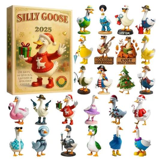 Discover Silly Goose Advent Calendar 2025 Christmas Countdown Calendar 2D Acrylic Flat