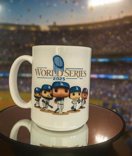 2025 Dodgers World Series Baseball Mug - Collectible Fan Gift for Baseball Lovers