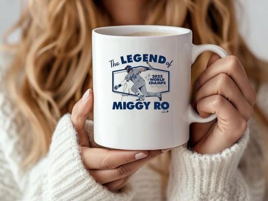Miguel Rojas 2025 World Series Mug | The Legend of Miggy Ro | Dodgers Champions Cup