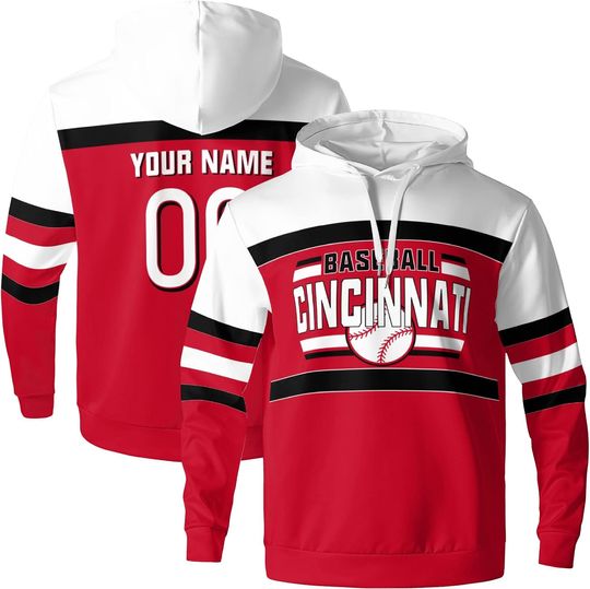 Discover Cincinnati Hoodies for Men Personalized Customized Any Name and Number Sweatshirt Gifts for men
