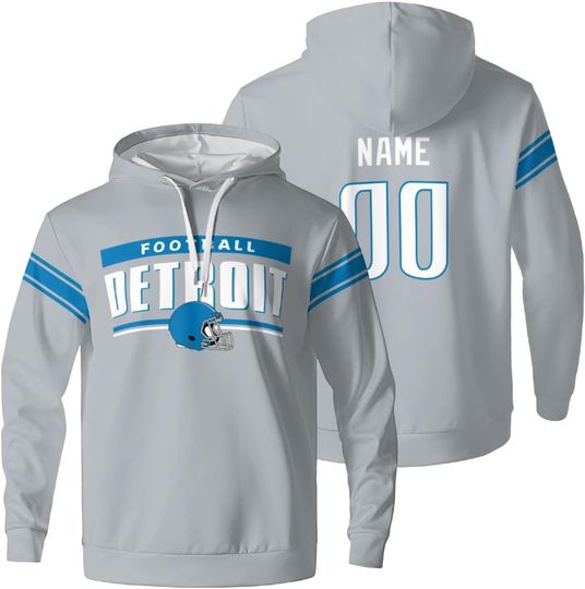 Discover Detroit Hoodies Customized Personalized Apparel Any Name Any Number Gifts for Men Kids Fans