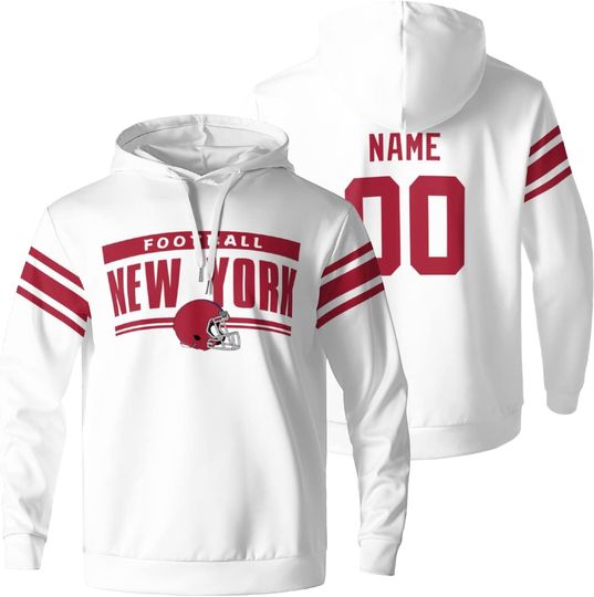Discover New York Hoodies Customized Personalized Apparel Any Name&Number Gifts for Dad Men Kids Fans