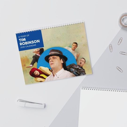Tim Robinson 2026 Wall Calendar  Funny Fan Calendar & Planner, Unique Christmas Gift Idea, Collectible Comedy Wall Art