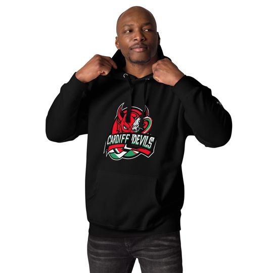 Discover Unisex Cardiff Devils EIHL Team Hoodie