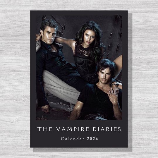 Discover The Vampire Diaries 2026 Calendar