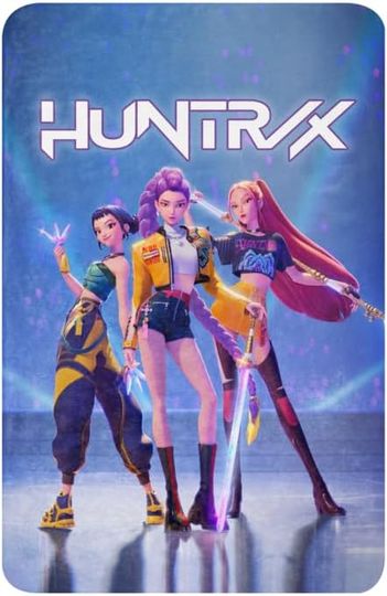 Discover Huntrix Sherpa Blanket, Gift For Fans, Christmas Gift For Kids