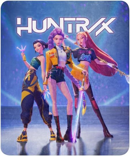 Discover Huntrix Sherpa Blanket, Gift For Fans, Christmas Gift For Kids