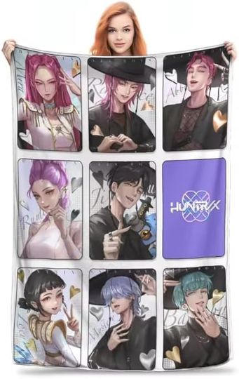 Discover Demon Hunters Decorative Blanket