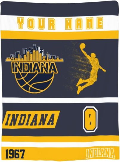Discover Custom Blanket Personalized Throw Blanket Customized Fleece Blanket with Name Numbers Fans Gifts Mens Kids