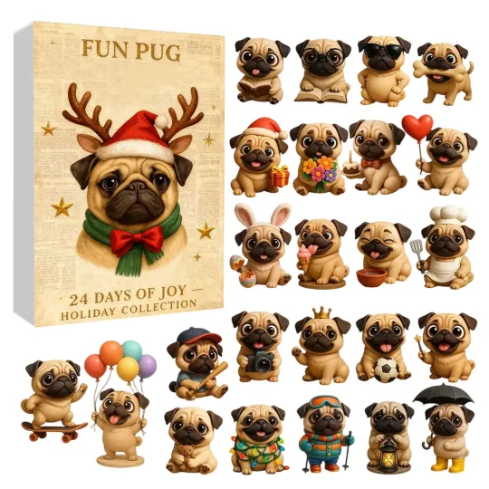 Discover Funny French Bulldog Advent Calendar 2025, Fun French Bulldog Advent Calendar