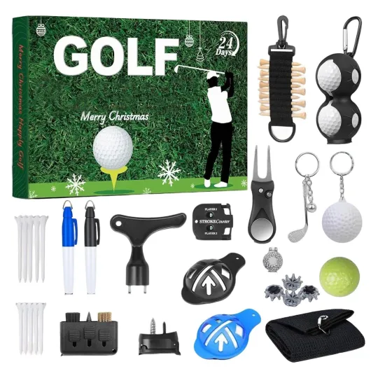 Discover Golf Advent Calendar 2025 for Men Teen Boy, 24-Day Christmas Count-down Calendar