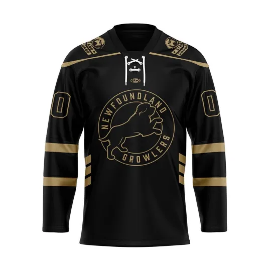 Discover Custom Newfoundland Growlers Alternate Lace Hockey Shirt Men's Fan Gear Gift