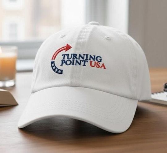 Turning Point USA Embroidered Baseball Cap, Justice for Charlie Kirk Hat, Freedom Embroidered Cap