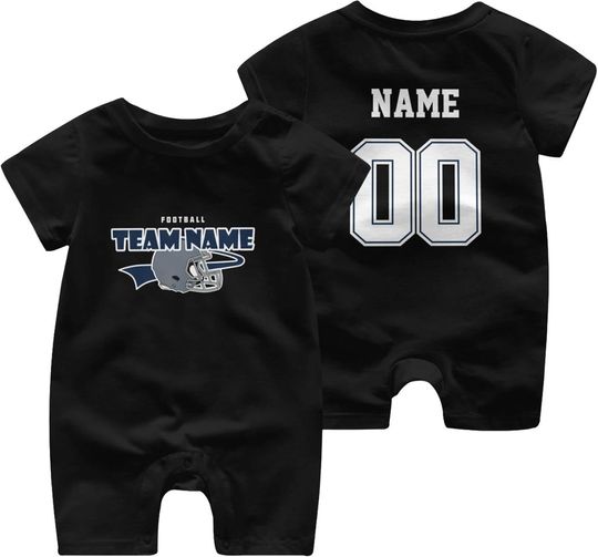 Discover Baby Clothes Bodysuit Custom Baby Name and Number for Boy Girl Gifts