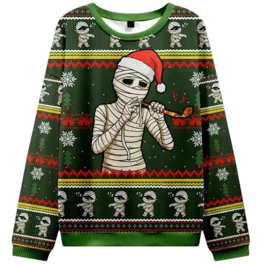 Discover Mummy Funny Holiday Ugly Christmas Sweater