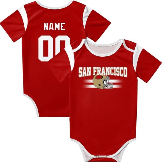 Discover Baby Clothes Custom Baby Name and Number Personalized Gift for Boy Girl