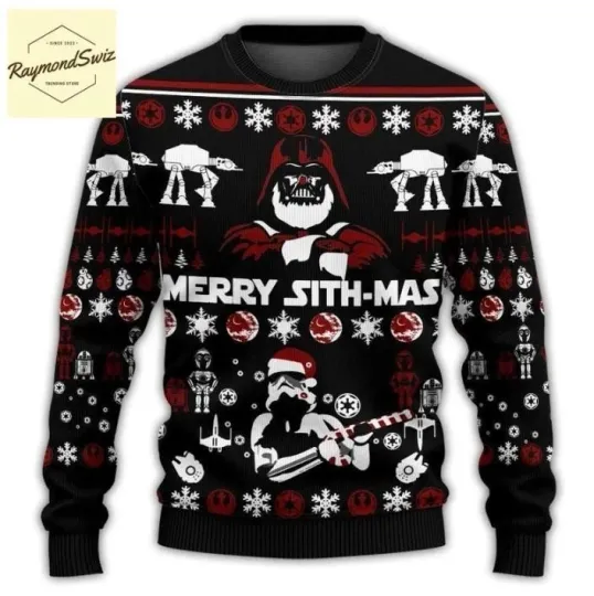 Discover Star Wars Ugly Sweater  Merry Sith-Mas Sweater  Darth Vader Sweater