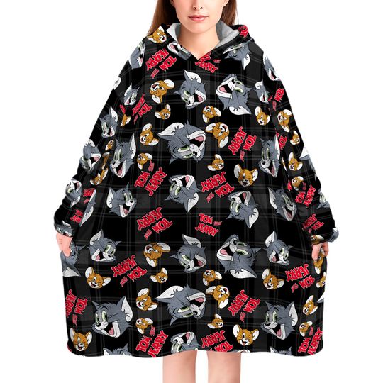Tom and Jerry Blanket Hoodie
