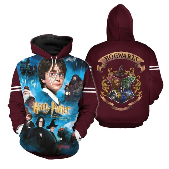 Harry Potter Over Printed 3d Hoodie S-5XL