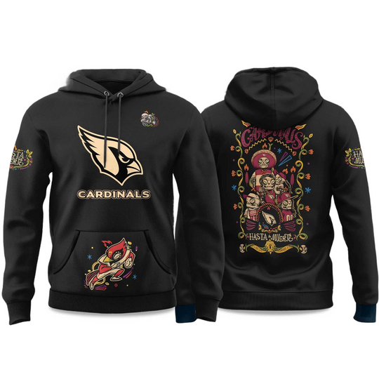 Discover 2025 Cardinals Hasta la Muerte Hoodie