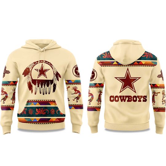 Discover Cowboys Native American Heritage Month 2025 Hoodie