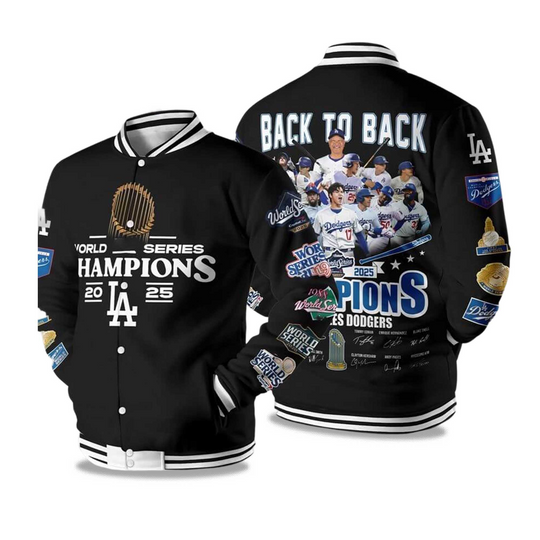 Los Angeles Dodgers World Series Champions 2025 Back To Back Jacket