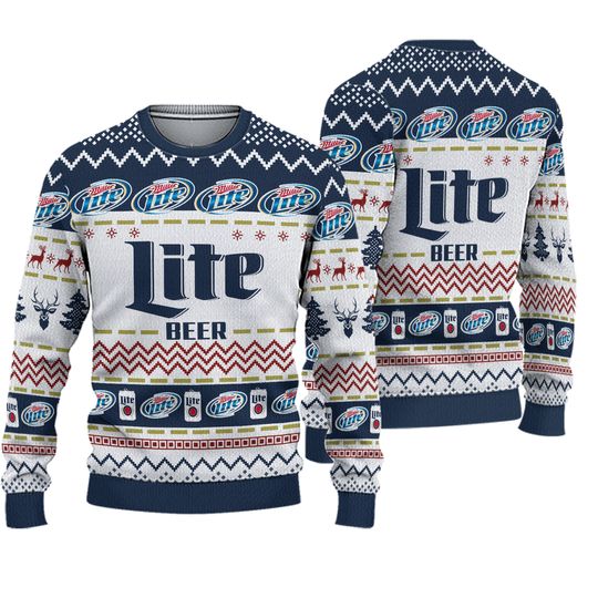Millerr Litee Ugly Christmas Sweater Amazing Gift Funny Ugly Sweater