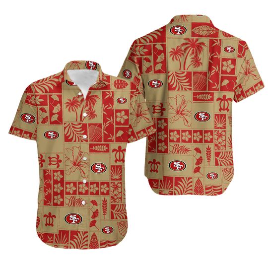 San Francisco 49ers Short Sleeve Hawaiian Shirt