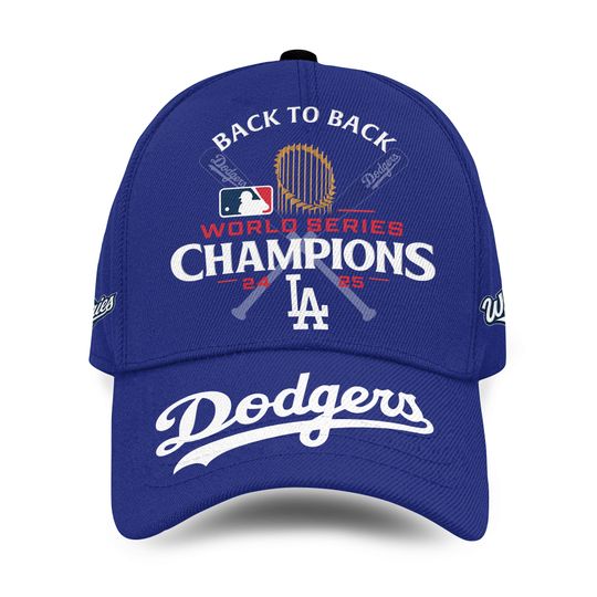 Los Angeles Dodger Back To Back World Series Champions 2025 Cap