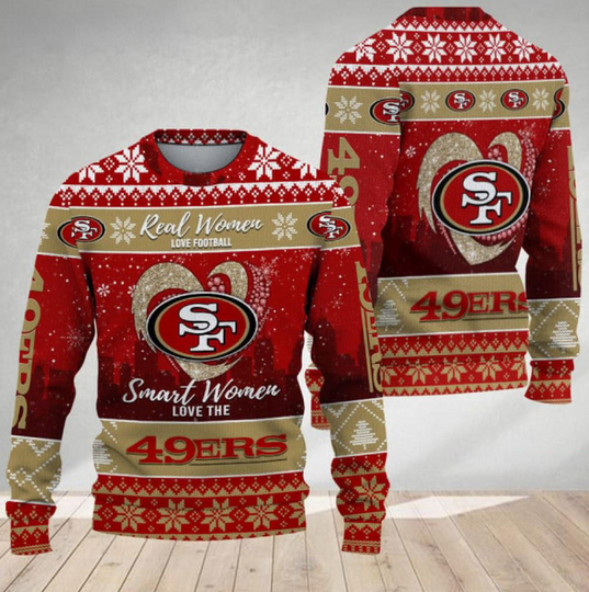 San Francisco 49ers Real Women Love Football Ugly Christmas Sweater