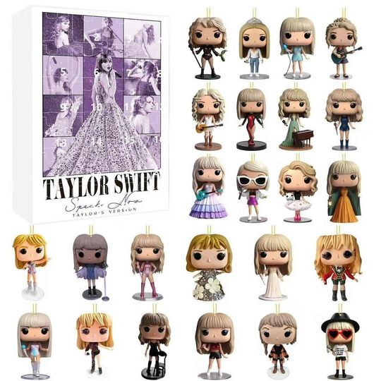 Taylorr Swifts Eras Tour Purple 2D Acrylic Advent Calendar | Christmas Gift
