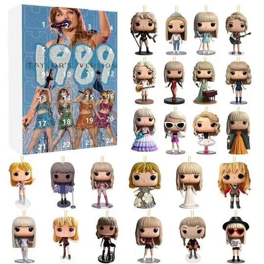 Taylorr Swifts 1998 Album Advent Calendar | 2D Acrylic Advent Calendar | Christmas Gift