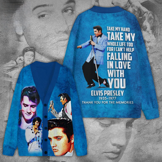 Elvis Presley Thank You For The Memory Cardigan
