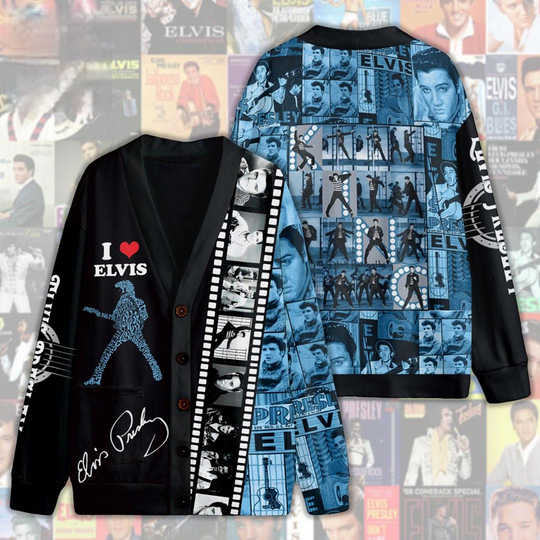 Elvis Presley Film, Elvis Presley Blue Cardigan