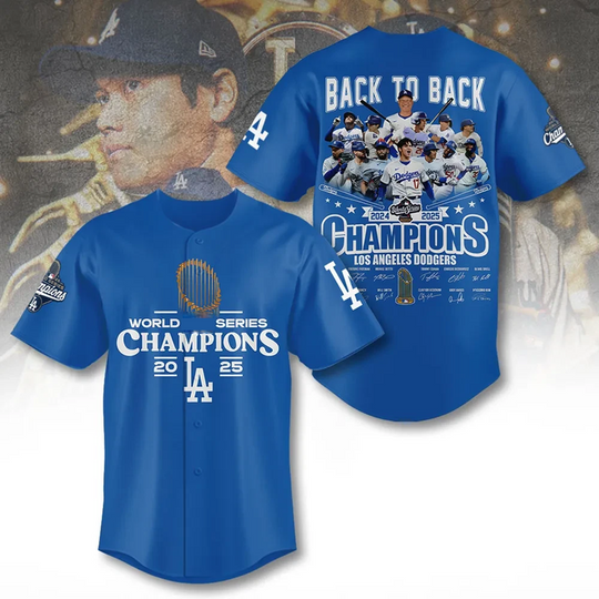 Dodgers World Series 2025 Baseball Jersey