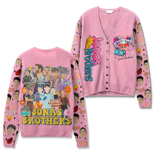 Jonas Brothers Highlight, Jonas Brothers Albums, Jonas Brothers Unisex Cardigan