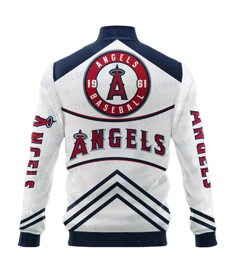 Los Angeles Angels Major League Baseball AOP Varsity Jacket