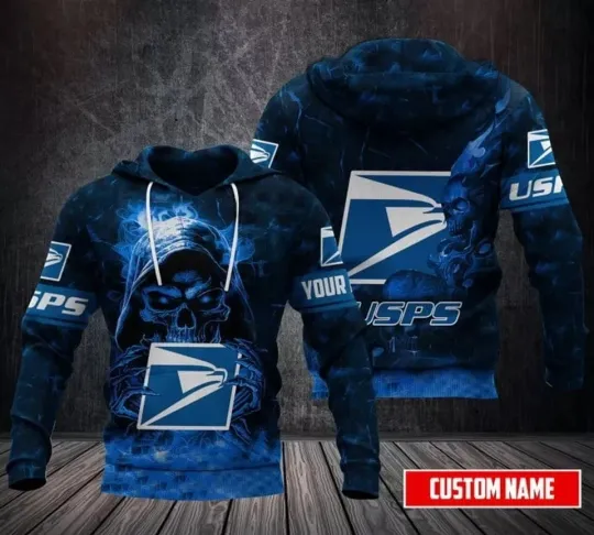 Discover Personalized Postal Service Hoodie 3D, 3D Printed Hoodie