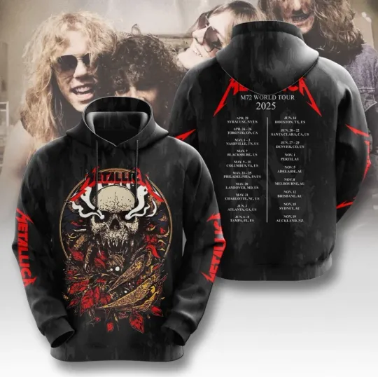 Discover Great Design Hot MET Band 3D Hoodie Best Gift For Fan All size Hot Shirt