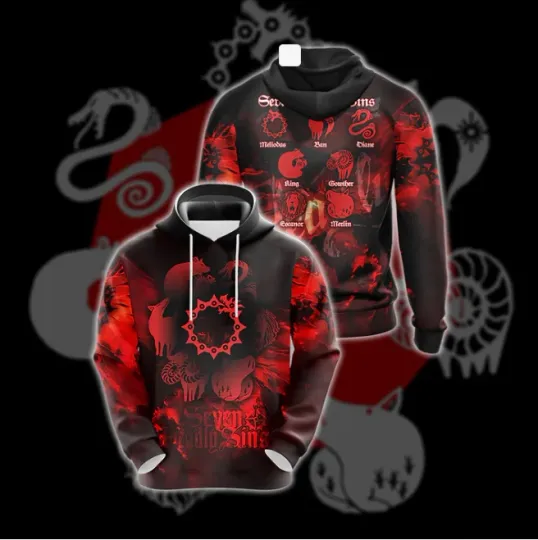 Discover SALE 30% - 2025 The Sevennn Deadly Unisex 3D Hoodie
