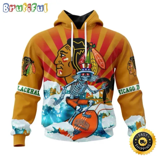 Discover BlackHawks Hoodie Specialized For The Gratefulll Dead 3D Hoodie Unisex Hoodie
