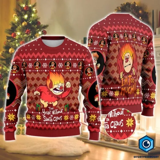 Discover Heat Miser The Year Without A Santa Claus Ugly Christmas Sweater