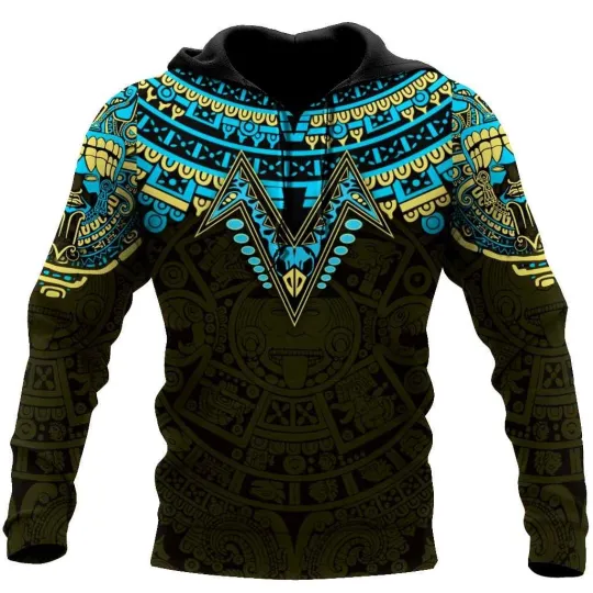 Aztec Mexico 3D Hoodie Great Dsign Cool New Hot Shirt