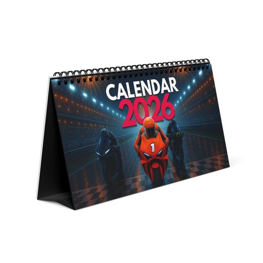 Discover Motorsport 2026 Desktop Calendar: Experience the Thrill of Racing in Style (Next Year's MotoGP Racing Calendar)