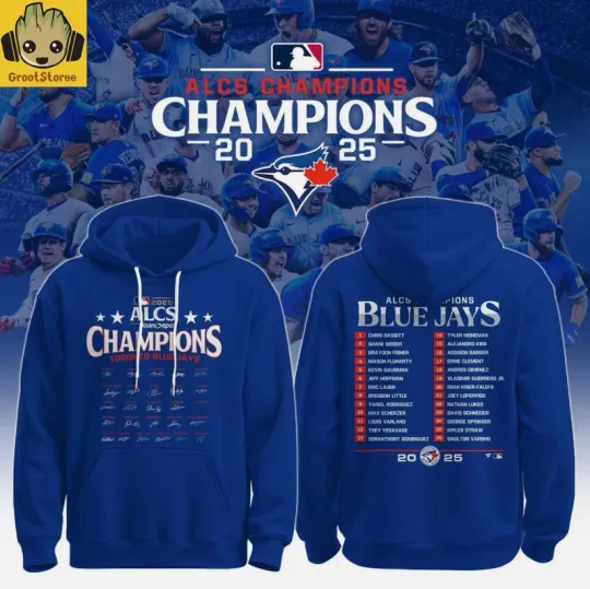 Discover HOT HOT - Toronto Blue J Champions 2025 Hoodie Shirt All Size S-4XL