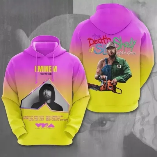 Eminem The Death Of Slim Shady Colorful Hoodie 3D